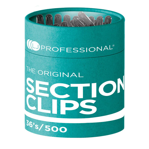 LJP Salon Section Clips - 36 Pack