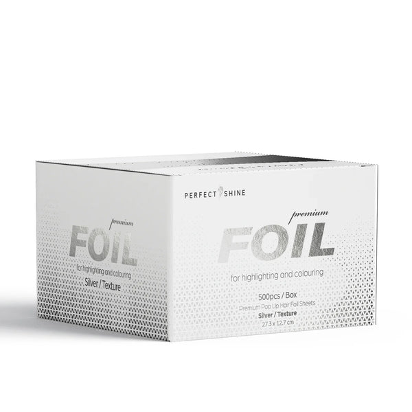 Perfect Shine Pop Up Silver 500 Sheets - Smooth
