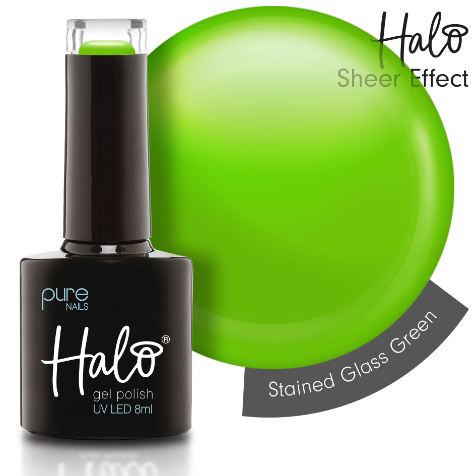 Gel Polish 8ml Stained Glass Green