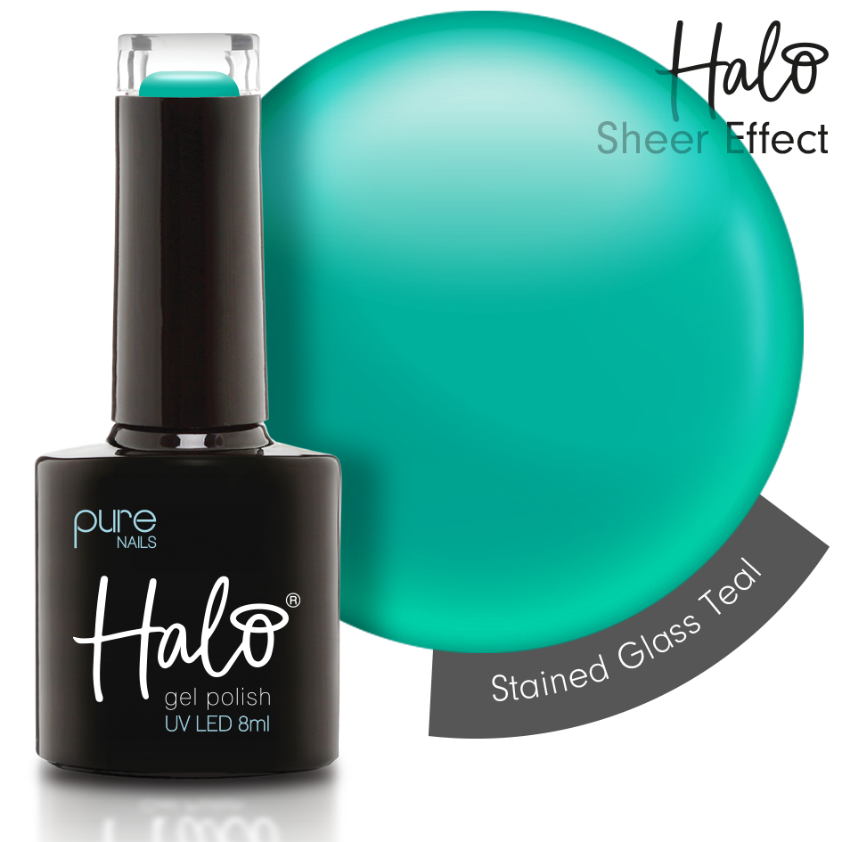 Gel Polish 8ml Stained Glass Teal