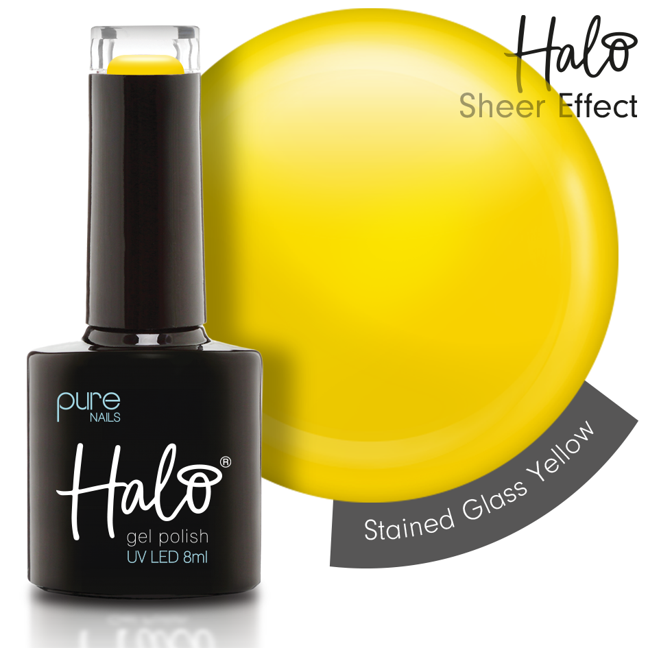 Gel Polish 8ml Stained Glass Yellow