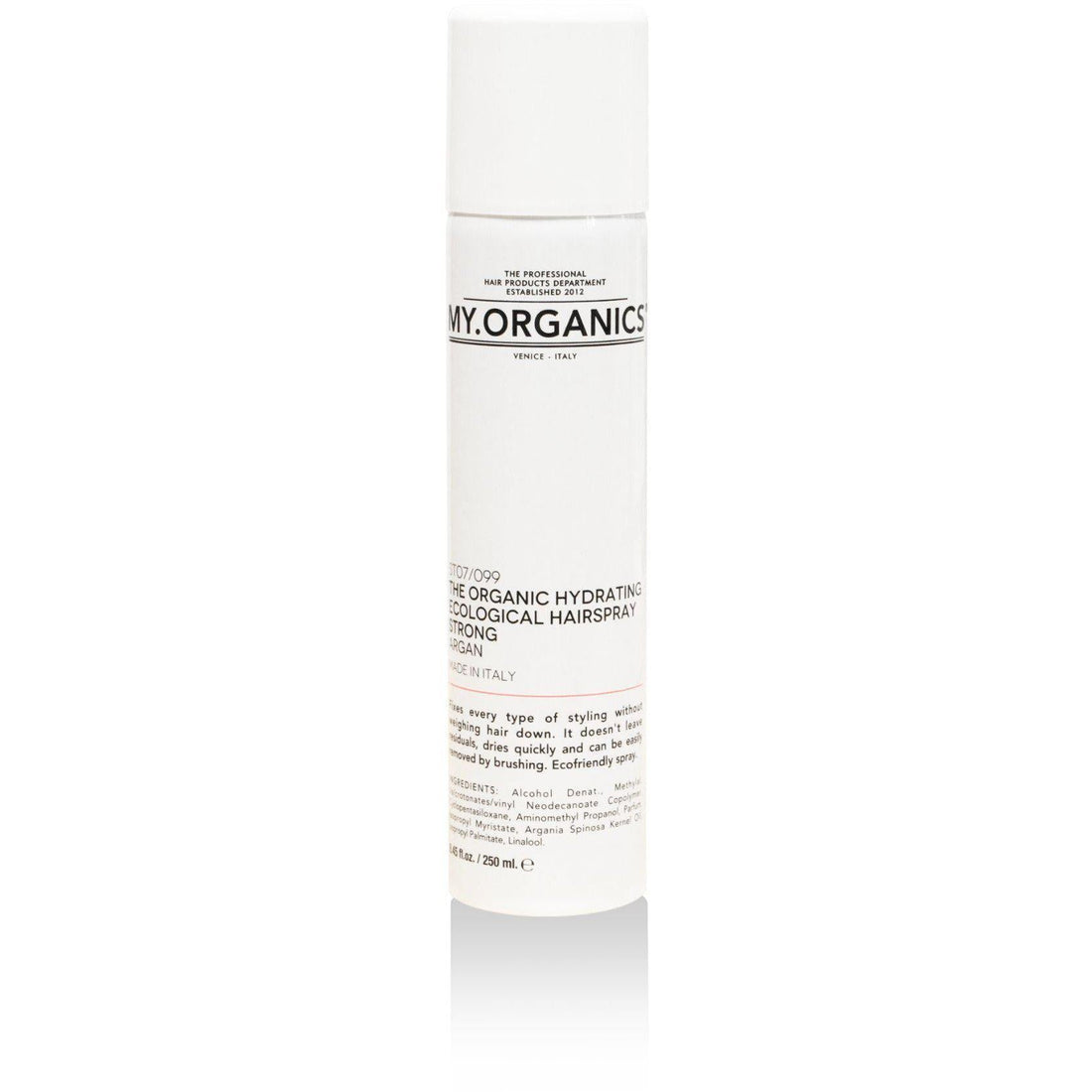 The Organic Hydrating Hairspray Strong Hold 250ml