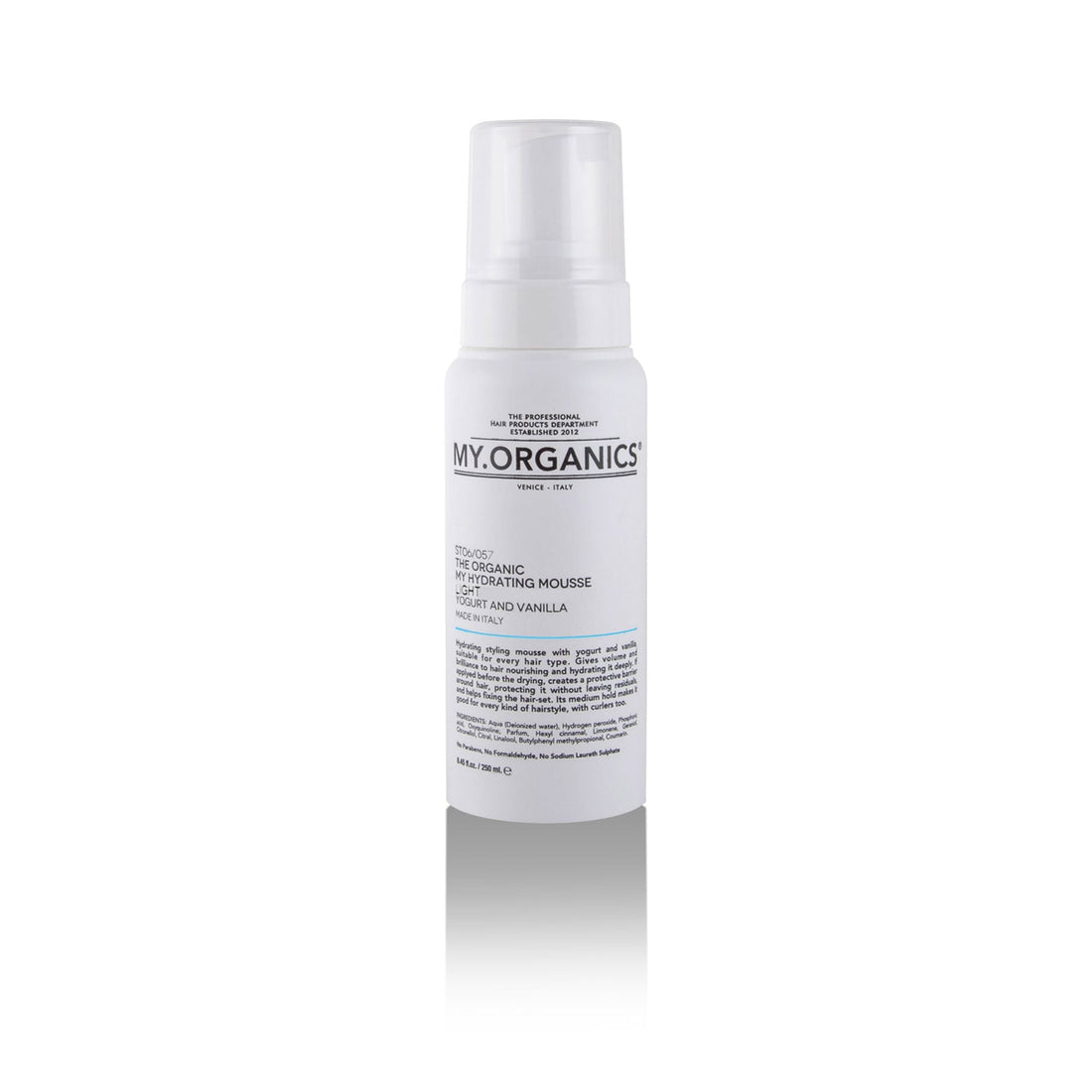 The Organic Hydrating Light Styling Mousse 250ml