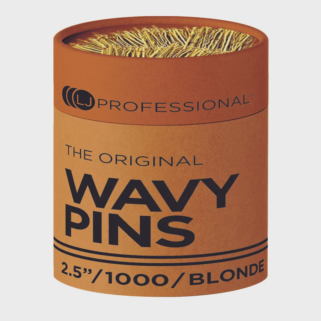 LJ 2.5" Wavy Pins1000pc - Blonde