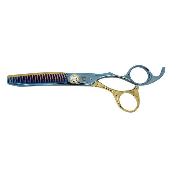 TRI Samurai 6" blue/gold offset thinner
