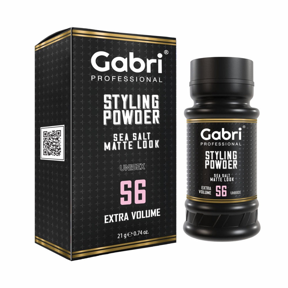 Gabri Powder Styling Powder Sea Salt Matte Look S6 Extra Volume 21g