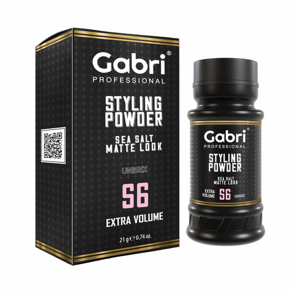 Gabri Powder Styling Powder Sea Salt Matte Look S6 Extra Volume 21g