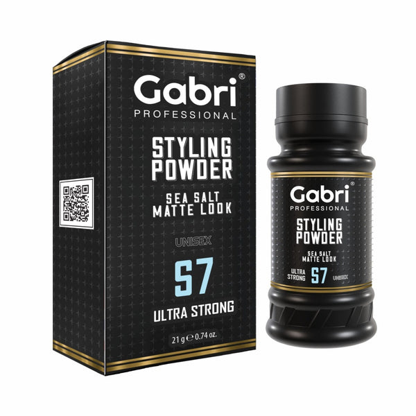 Gabri Powder Styling Powder Sea Salt Matte Look S7 Ultra Strong 21g