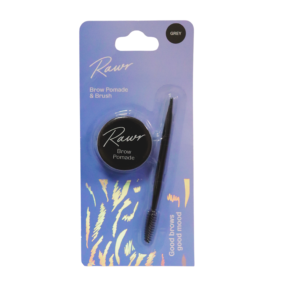 Brow Pomade and Brush - Grey