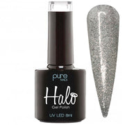 Gel Nail Polish Silver Sparkle 8ml