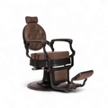 BUZZ Black Old Brown Barber Chair