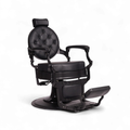 BUZZ Black Black Barber Chair