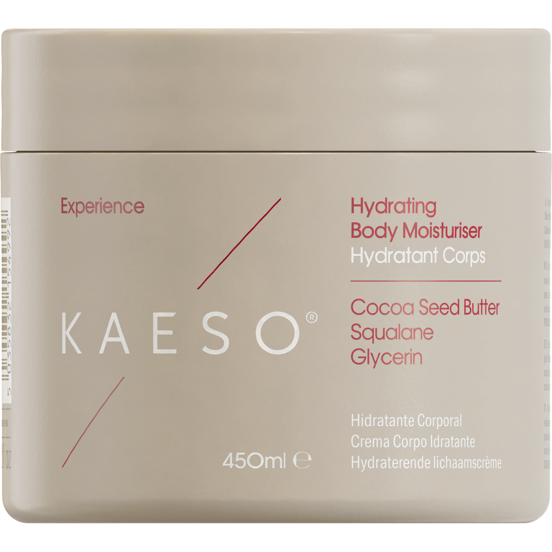 Kaeso Experience Hydrating Body Moisturiser 450ml