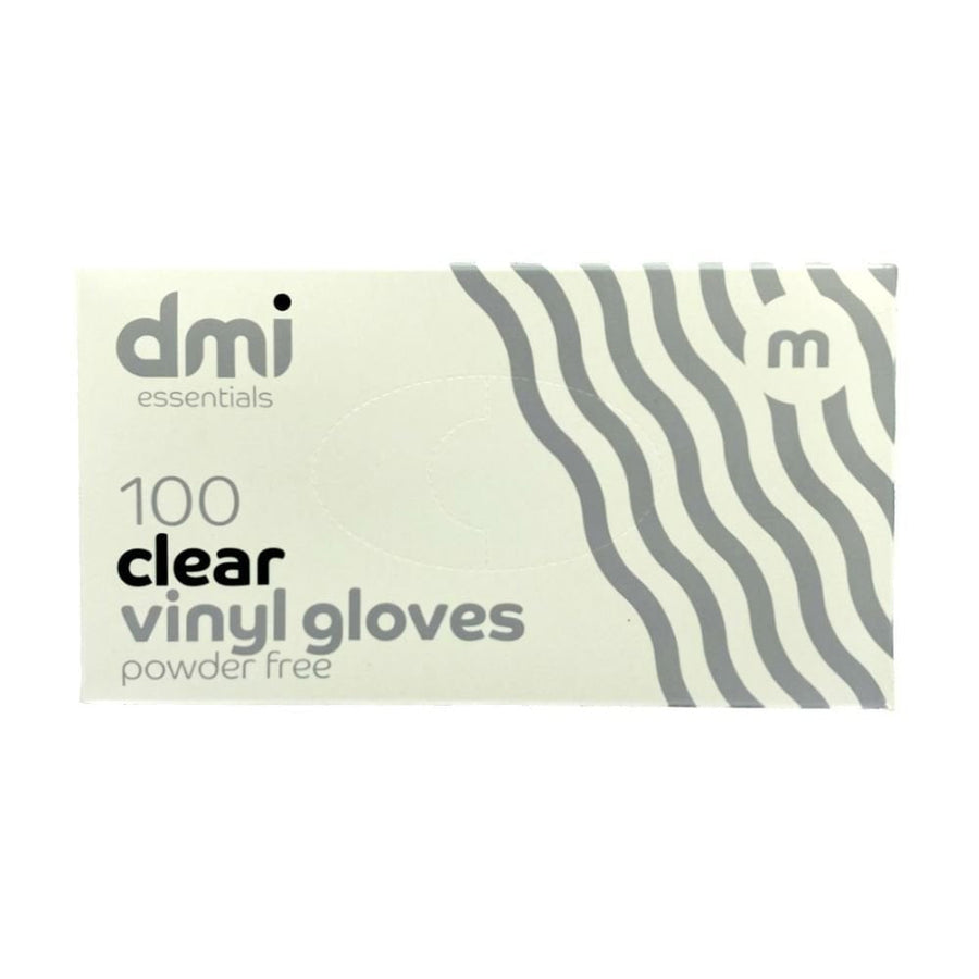 DMI Clear Vinyl Gloves Powder Free (100pcs) - Large