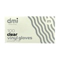 DMI Clear Vinyl Gloves Powder Free (100pcs) - Medium
