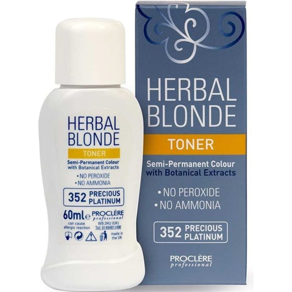 Proclere Herbal Blonde Toner 60ml - Precious Platinum representative image