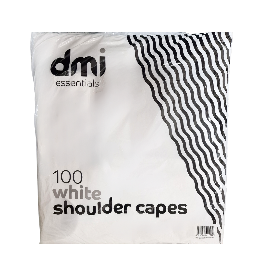 DMI Disposable Poly Shoulder Capes - 100 Pack
