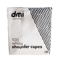 DMI Disposable Poly Shoulder Capes - 100 Pack