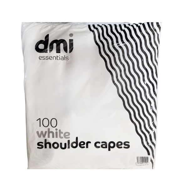 DMI Disposable Poly Shoulder Capes - 100 Pack