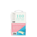 French White Assorted Nail Tips 100 Pack