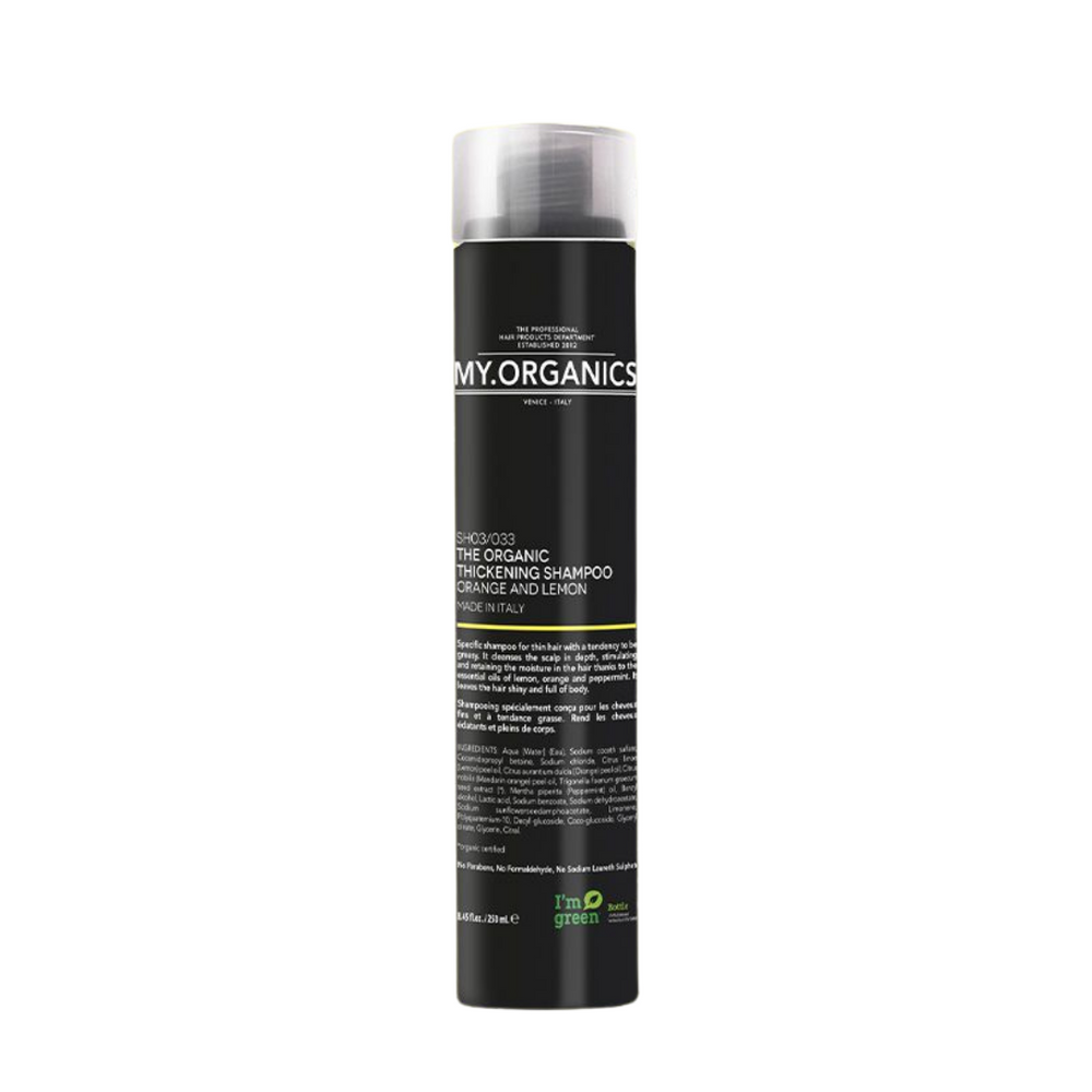 The Organic Thickening Shampoo Orange and Lemon 250ml