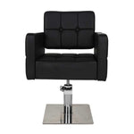 Dakota Styling Chair Black with Square Base