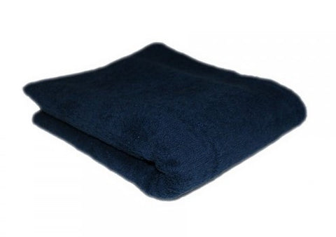 HAIR TOOLS HAIRDRESSING TOWELS - NAVY BLUE (12)
