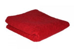 HAIR TOOLS HAIRDRESSING TOWELS - RAUNCHY RED (12)